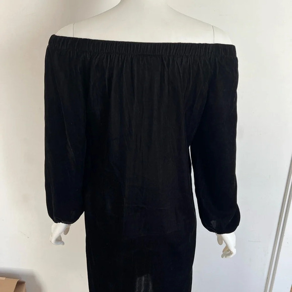 NWT Madison Mathews Women’s Velvet Dress Black Size Small Holidays Whimsigoth - Picture 4 of 9
